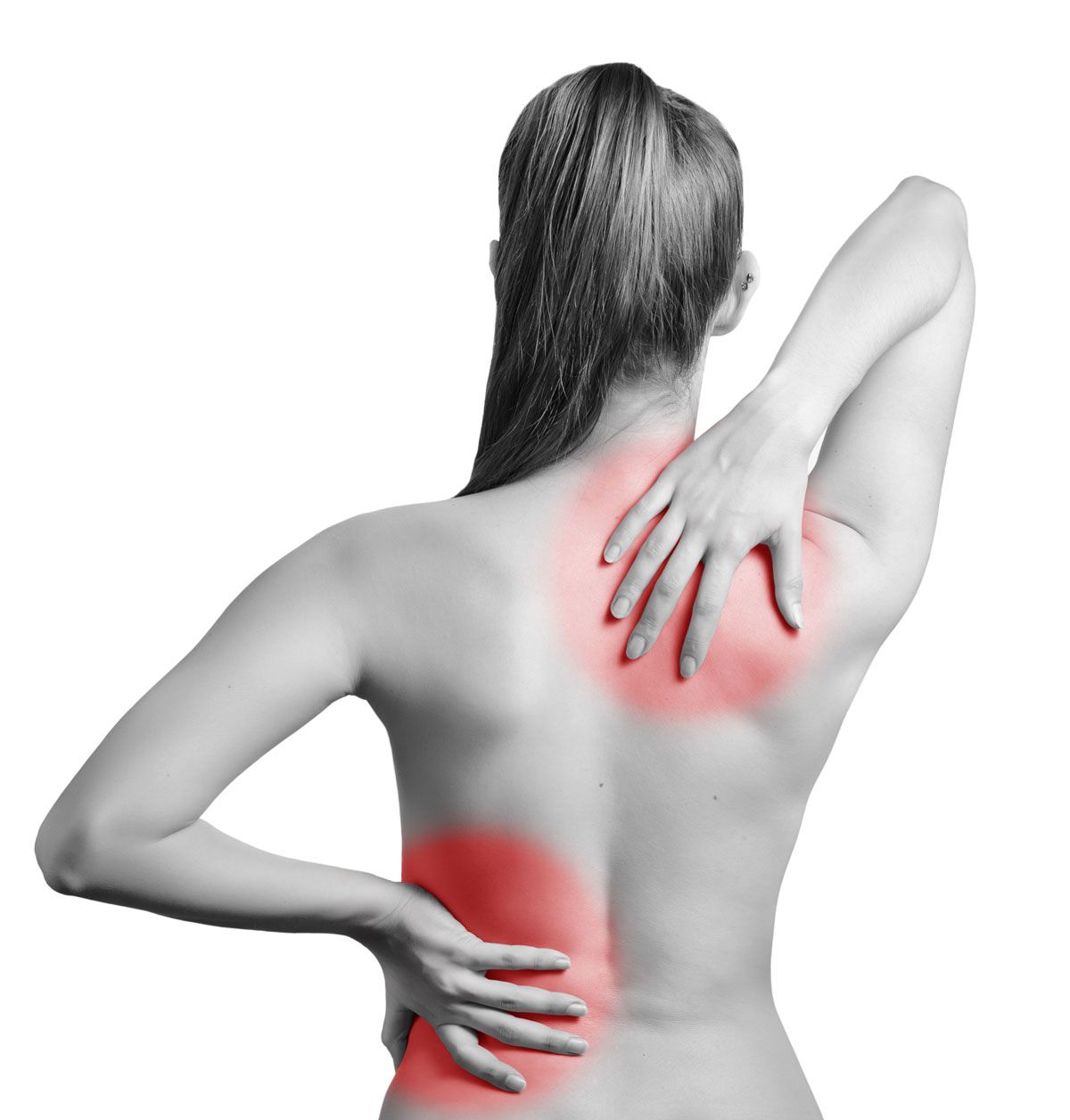 Schmerzen im Nacken und im Rücken